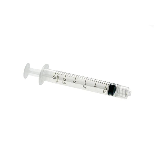 3cc Syringe Only Luer Lock (100/Box)