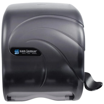 Hand Towel Dispenser with Lever Roll Smoke Grey - Gloves To Your Door