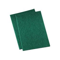 Medium Duty Green Scouring Pads 6x9 - 100/Case - Gloves To Your Door