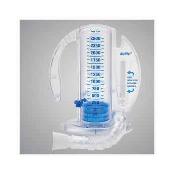 AirLife® Volumetric Incentive Spirometer, without One-Way Valve, 2500mL - Gloves To Your Door