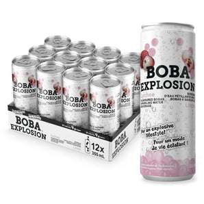 Eau aromatisée Boba Explosion, paquet de 24