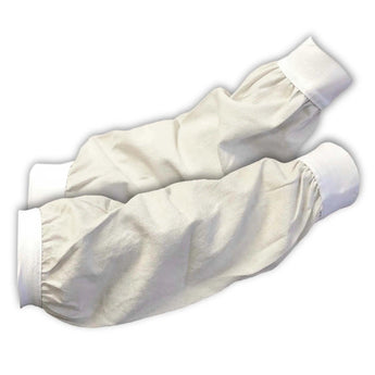 Cotton Canvas Sleeve Both Sides Elastic Band (100 Pairs/Case) - Gloves To Your Door