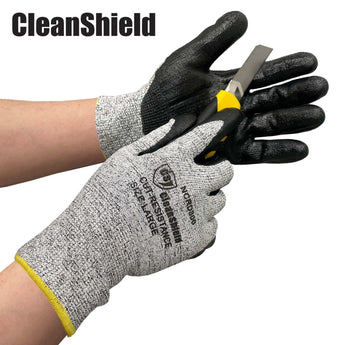 Nitrile Coated Palm Cut-Resistance Gloves. Level 5 (120 Pairs/Case) - Gloves To Your Door