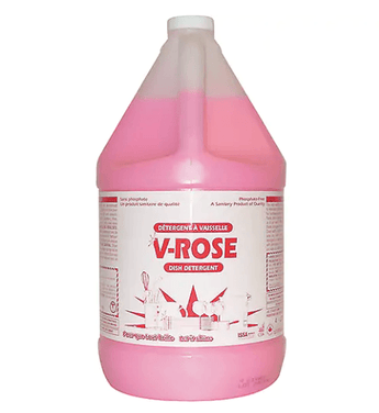 V-Rose Liquid Dish Washing Detergent 4L 4/case - Gloves To Your Door