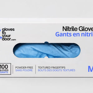 Blue Powder-Free Nitrile Gloves – 3.6 Mil, Non-Medical (Case of 1,000)