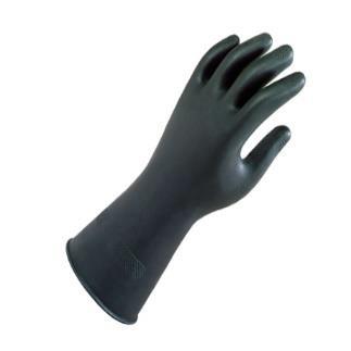 Black Latex Heavy Duty Gloves 30MIL 13" (120 Pairs/Case)