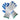 Latex 1/2 Coated Work Gloves Blue On Grey (120 Pairs/Case) - Gloves To Your Door