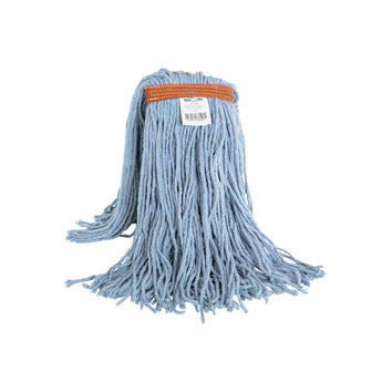 Syn-Pro® Synthetic Narrow Band Wet Blue Cut End Mop - 12/case - Gloves To Your Door