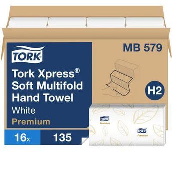 Tork Xpress Folded Paper Towel H2 White - Gloves To Your Door