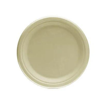 Round Plate 9" Recyclable 500/Case - Gloves To Your Door