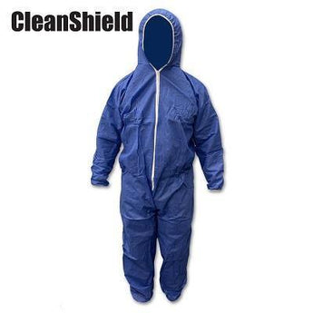 SoftCover SMS Coveralls Individually Packed Blue 25/Case - Gloves To Your Door