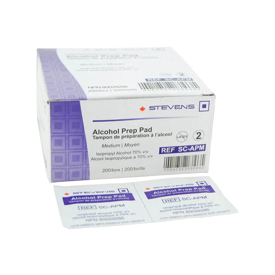 Medium Alcohol Prep Pads Sterile (200/BX)