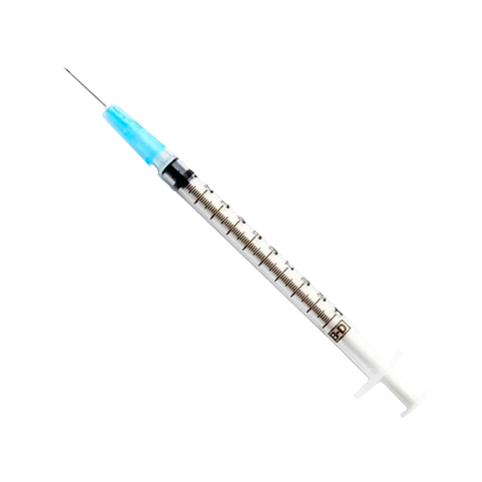 BD Slip Tip 1cc Syringe with 25g x 5/8'' Needle BD ((100/Box))