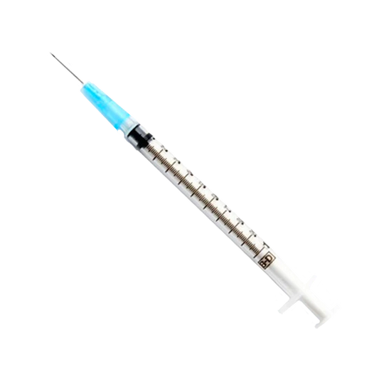 BD Slip Tip 1cc Syringe with 25g x 5/8'' Needle BD ((100/Box))