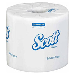 Papier hygiénique blanc «SCOTT» 2 épaisseurs (80 RLS/CS)