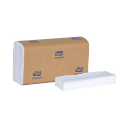 Essuie-mains multiplis « TORK » blanc, 3 panneaux 9" x 9,5" (250S/PAK 16 PAK/CS Advanced)