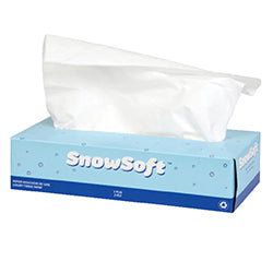 Pañuelo facial "SNOW SOFT" de 2 capas, 100 unidades, 8,4" x 7,4" (30 BTE/CS)