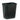 Medium Wastebasket 27 L, Black - 12/case - Gloves To Your Door