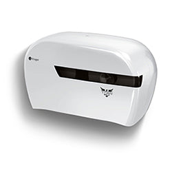 White Bathroom Tissue Twin Dispenser