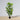 Plante artificielle en caoutchouc Jerico en pot 4'