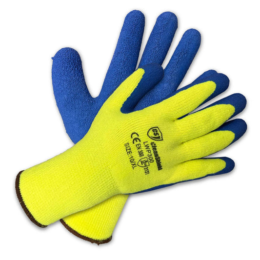 Gants d'hiver thermiques enduits de latex 1/2 (120 paires/caisse) 