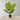 Plante artificielle en pot de feuilles de spathiphyllum Moka (plusieurs tailles)