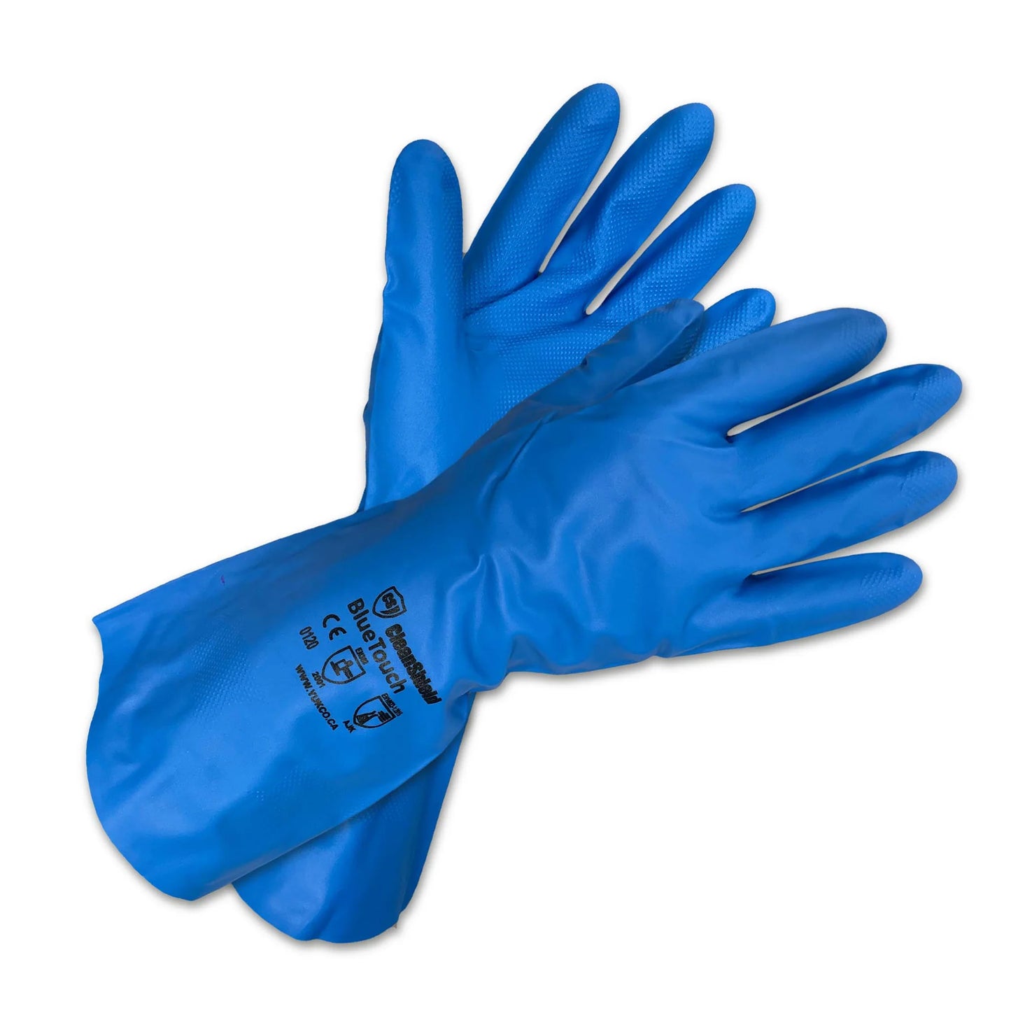 Guantes Reutilizables de Nitrilo Blue-Touch 9mil (144 Pares/Caja) 