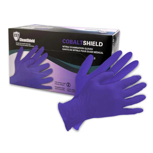 Guantes de examen de nitrilo CleanShield Cobalt Shield (1000 guantes/estuche) 