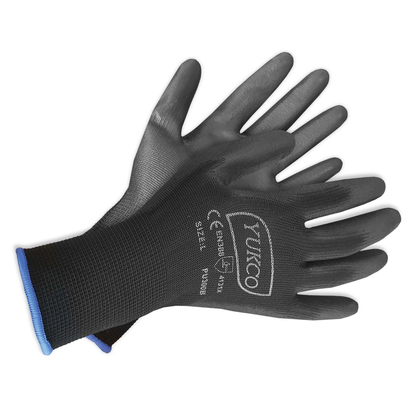 PU 1/2 Coated Nylon Gloves (240 Pairs/Case)