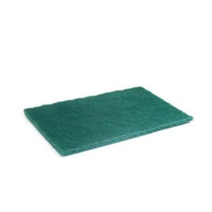 Scouring Pad Medium Duty 6"X9" Fiber Green 20/Case - Gloves To Your Door