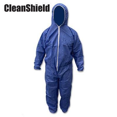 SoftCover SMS Coveralls Individually Packed Blue